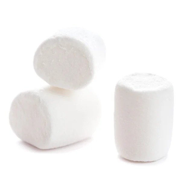 Fluffy white marshmallow macro — Stock Photo, Image