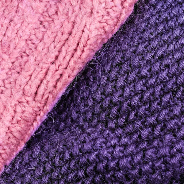 Tessitura di lana per maglieria invernale — Foto Stock
