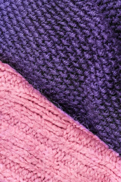 冬季针织羊毛纹理背景 — 图库照片