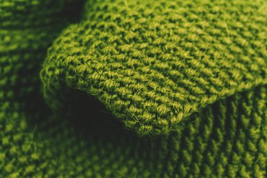 Örgü yeşil Tekstil