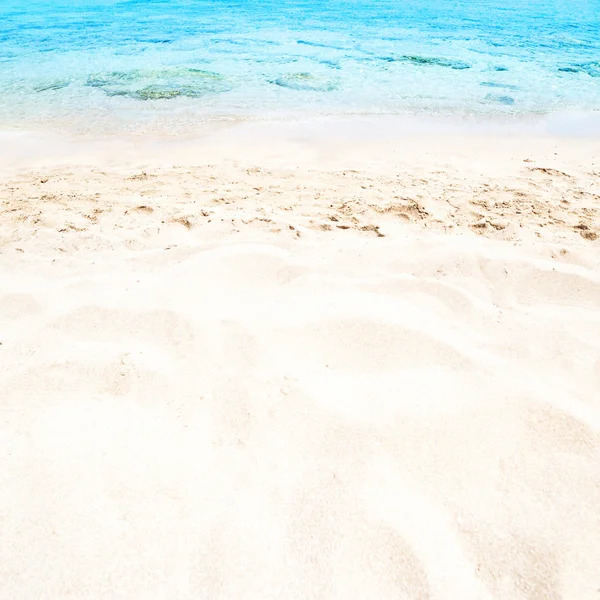 Piękne widoki na morze i piasek — Zdjęcie stockowe