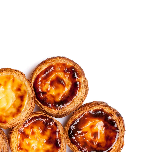 Montón de Pastel de nata — Foto de Stock