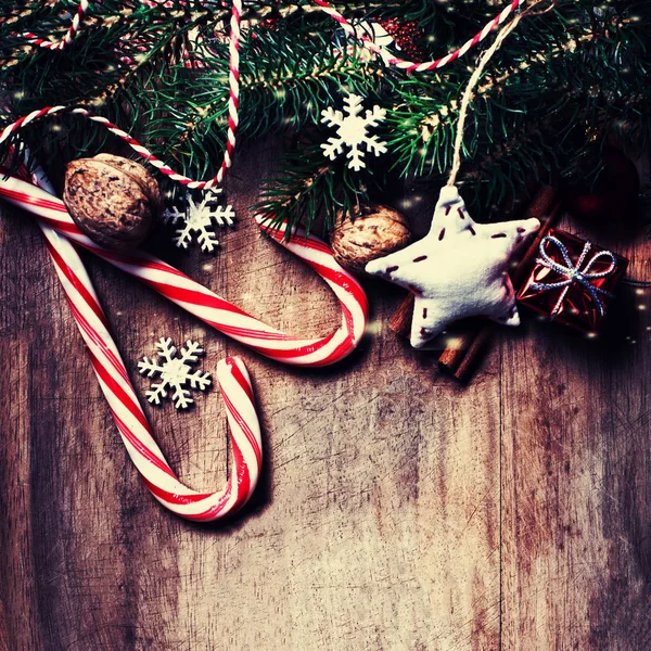Dolci decorazioni natalizie — Foto Stock