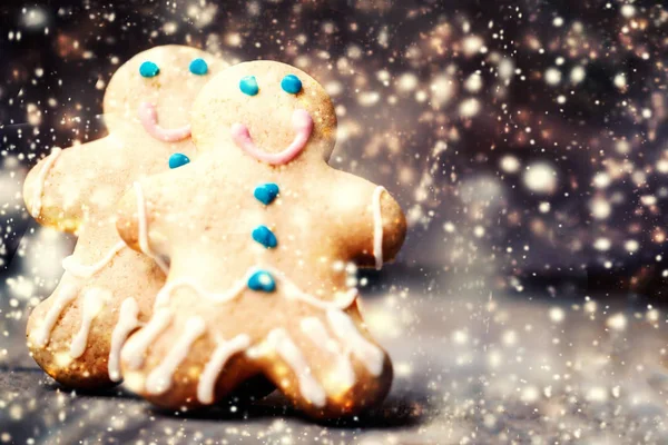 Kerst peperkoek koekjes — Stockfoto