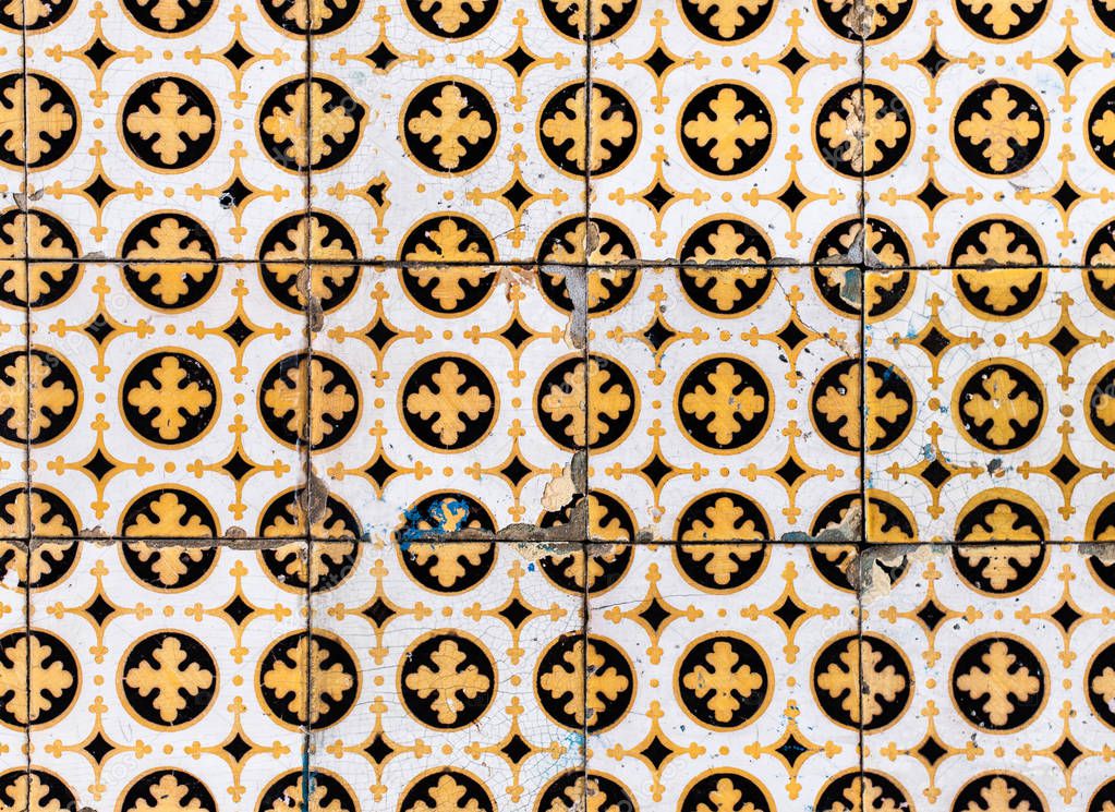 Detail of traditional tiles