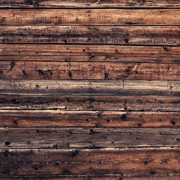 Natural old dirty wooden wall with planks. — Stock Photo, Image