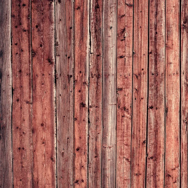Parede de madeira suja velha vermelha natural — Fotografia de Stock