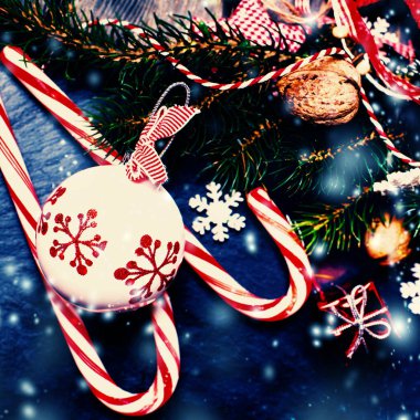  Noel arkaplanı ve şenlikli dekorasyon.