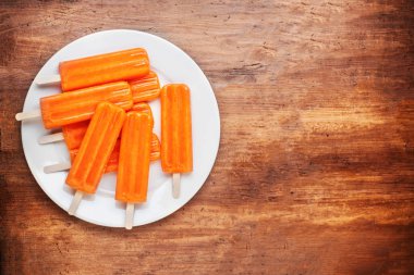 Meyve buz dondurulmuş dondurma 