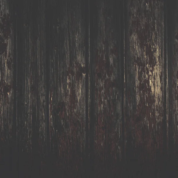 Donkere natuurlijke oude vuile houten muur. — Stockfoto