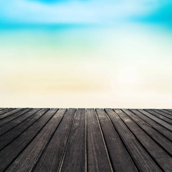 Resumen Mar azul y fondo de arena blanca — Foto de Stock