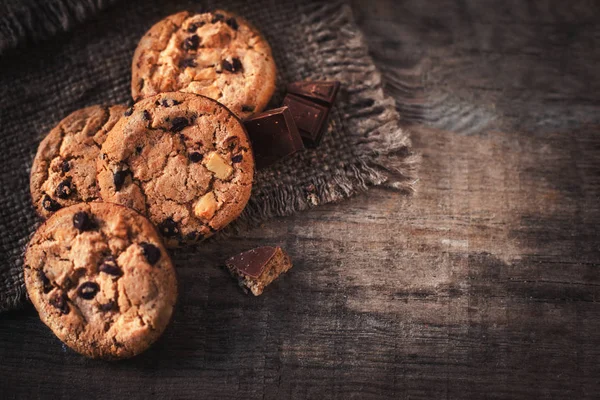 Печенье с шоколадной крошкой — стоковое фото