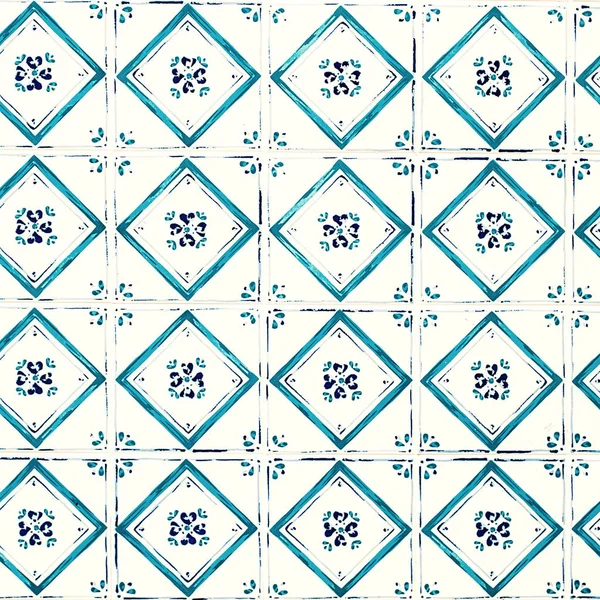 Azulejos típicos portugueses — Fotografia de Stock