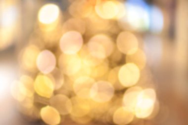 Altın ışık bokeh arka plan