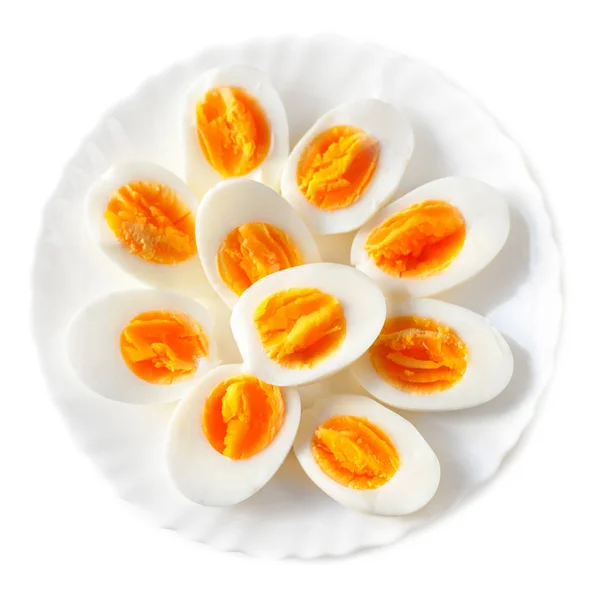 Hard boiled eggs — Stock Photo, Image