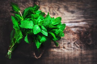 Taze nane yaprakları 
