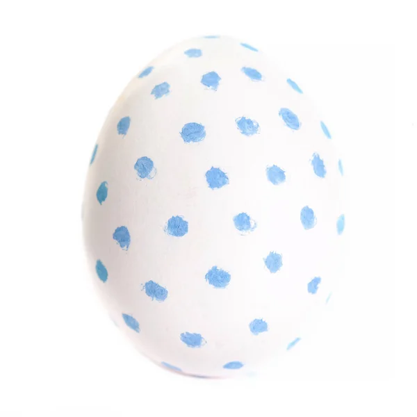 Jajko kolorowy na białym tle — Zdjęcie stockowe