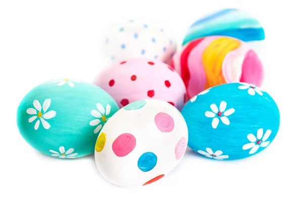 Colorful handmade Easter Eggs — Stock Photo, Image