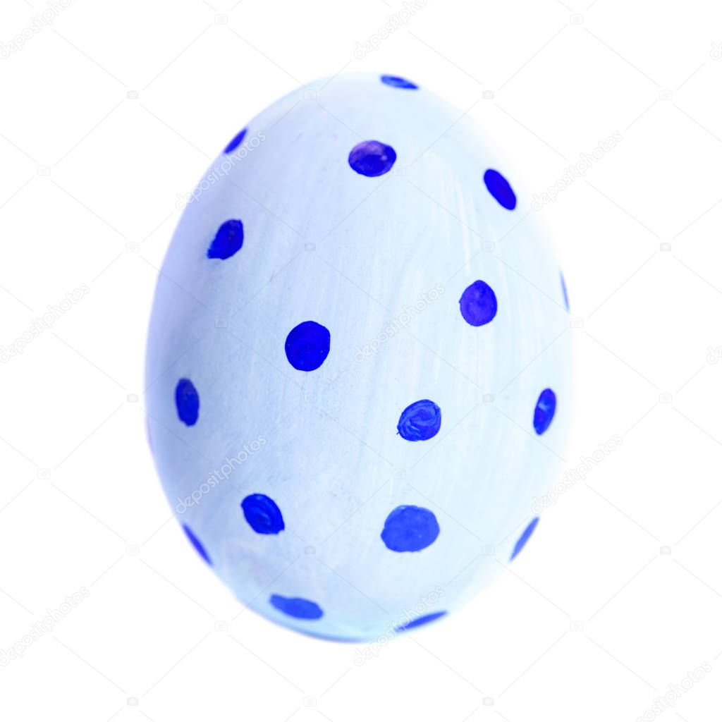 Colorful Egg isolated on white background 
