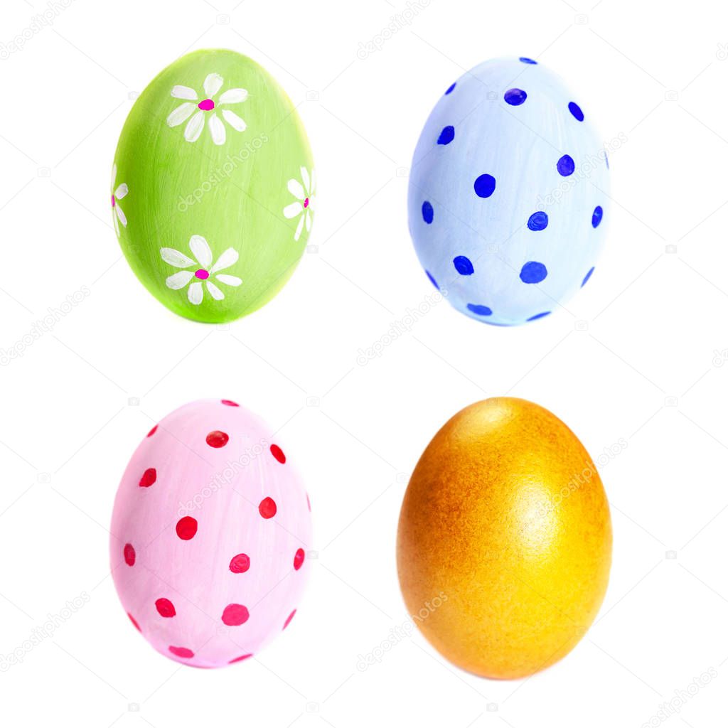 Collection of Colorful Eggs