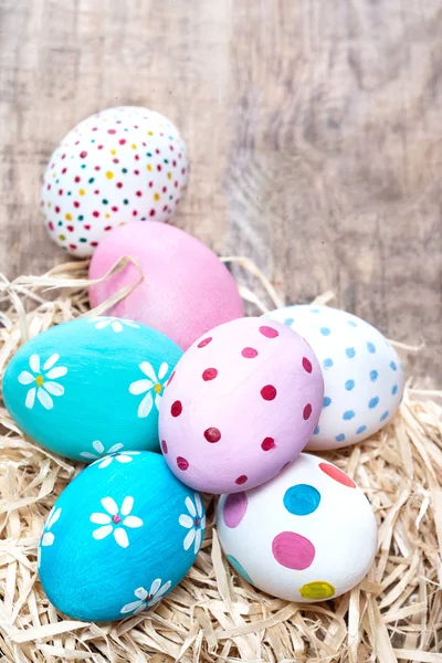 Decoração ovos de Páscoa — Fotografia de Stock