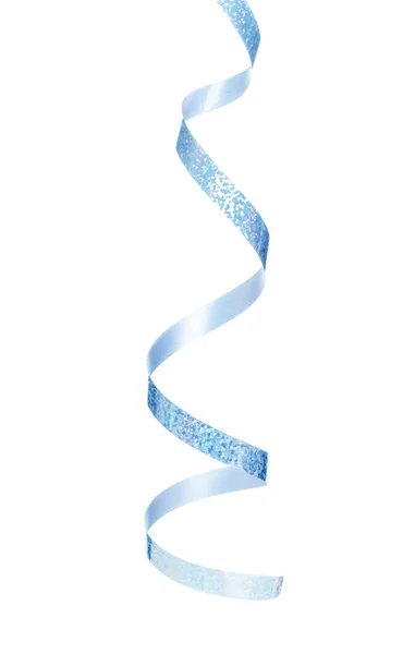 Blue Party streamer — Stock Photo, Image