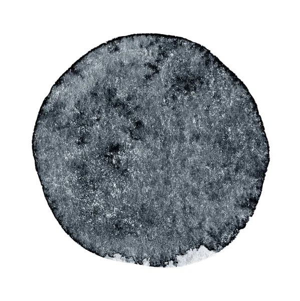 Acuarela negra tinta spot —  Fotos de Stock