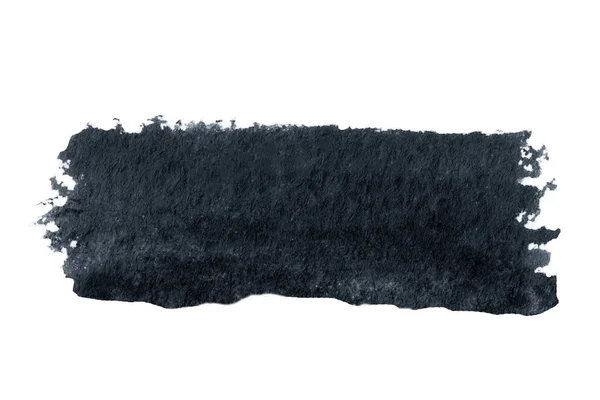 Zwarte aquarel inkt vlek — Stockfoto