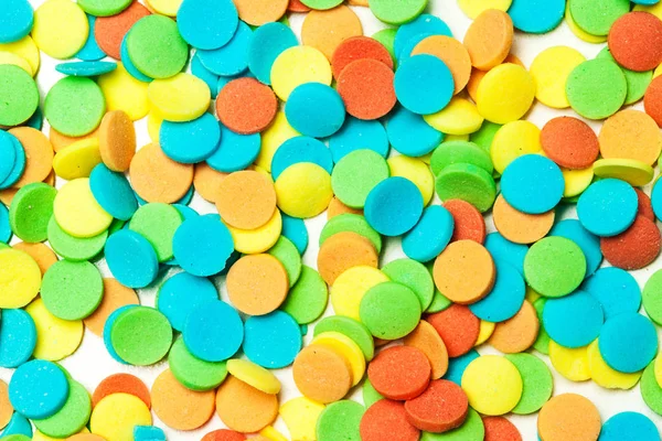Polvilhas coloridas doces — Fotografia de Stock