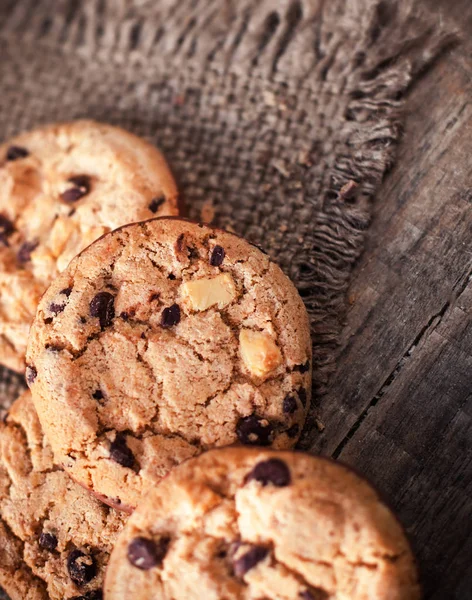 Galletas con chips de chocolate —  Fotos de Stock