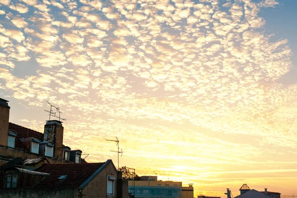 Vista de la antigua ciudad de Lisboa — Foto de Stock