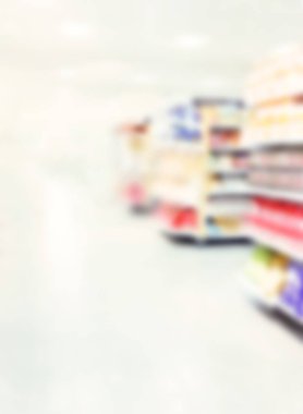 Süpermarket mağaza bulanıklık arka plan