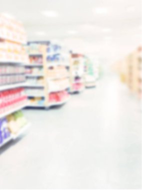 Hipermarket olarak bulanık arka planı için 