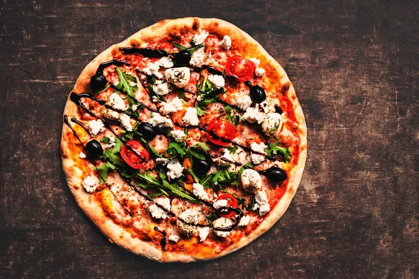 Pizza clásica italiana — Foto de Stock
