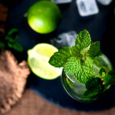 Taze mojito içmek kokteyl  