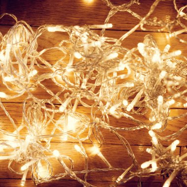 Noel ışıkları çelengi 