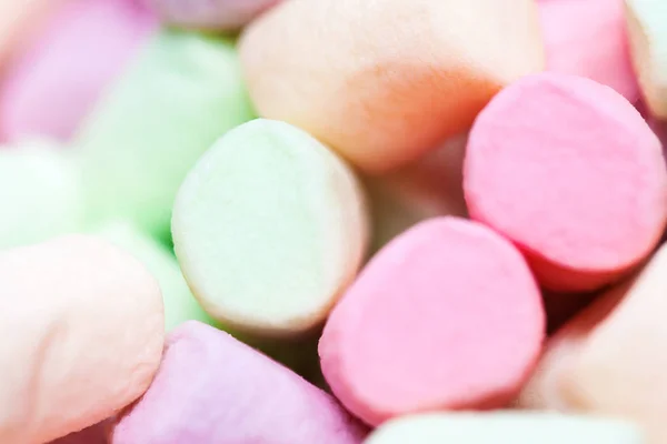 Fluffy marshmallows mönster — Stockfoto