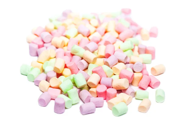 Färgglada små marshmallows — Stockfoto