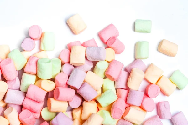 Colorful small marshmallows