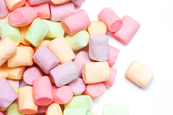 Colorful small marshmallows