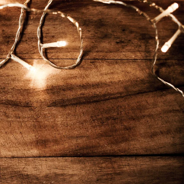 抽象的发光圣诞灯 — 图库照片