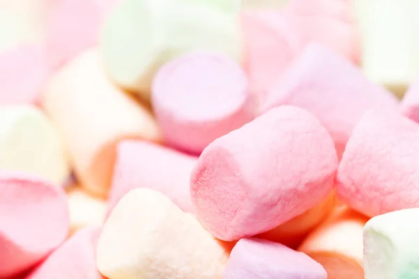 Fluffy marshmallows pattern — Stock Photo, Image