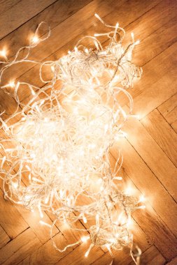 Noel ışıkları çelengi 