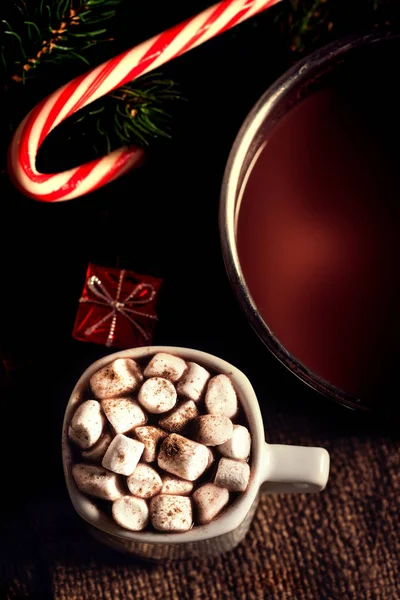 Hot Chocolate with marshmallows — Stock Photo, Image