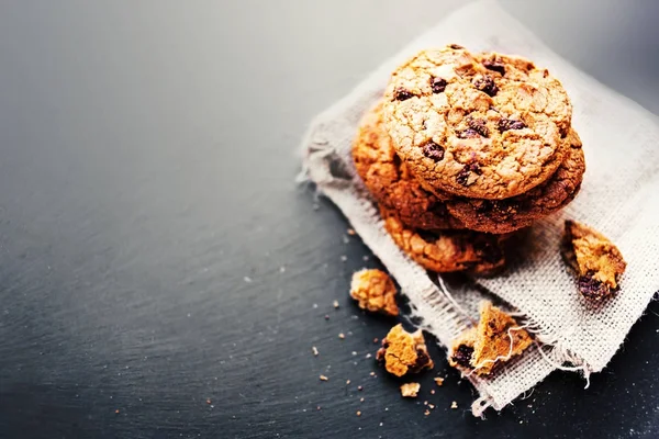 Galletas con chips de chocolate — Foto de Stock