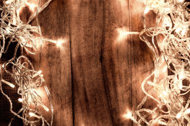 Soyut parlak Noel ışıkları 