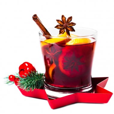 Noel sıcak sıcak sıcak şarap 