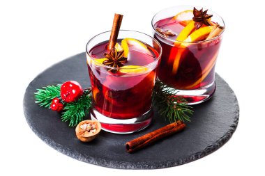 Noel sıcak sıcak sıcak şarap 