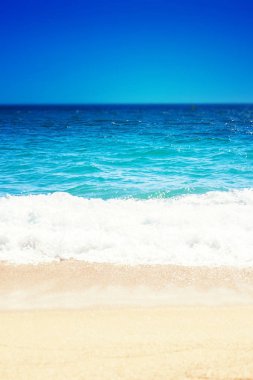  Yumuşak mavi okyanus dalgası