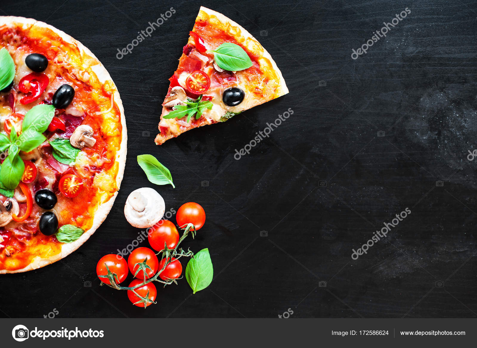 Pizza background Stock Photos, Royalty Free Pizza background Images |  Depositphotos